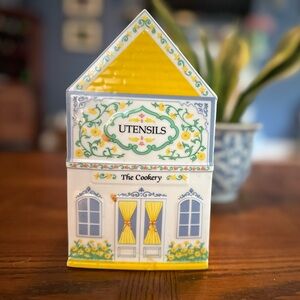 Lenox Village Collection The Cookery Utensil Crock